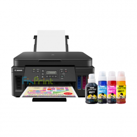 BUNDLING Printer Canon PIXMA Ink Efficient G6070 Print-Scan-Copy Wireless Duplex LAN, Printer Canon Ink Tank G 6070 With Xantri Ink