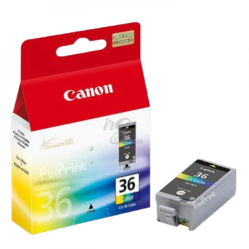 Cartridge Tinta Original Canon CLI36 CLI 36 CLI-36 CLI-36C Pigment Color, Refill Printer PIXMA TR150 iP100 iP110 