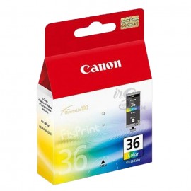 Cartridge Tinta Original Canon CLI36 CLI 36 CLI-36 CLI-36C Pigment Color, Refill Printer PIXMA TR150 iP100 iP110 
