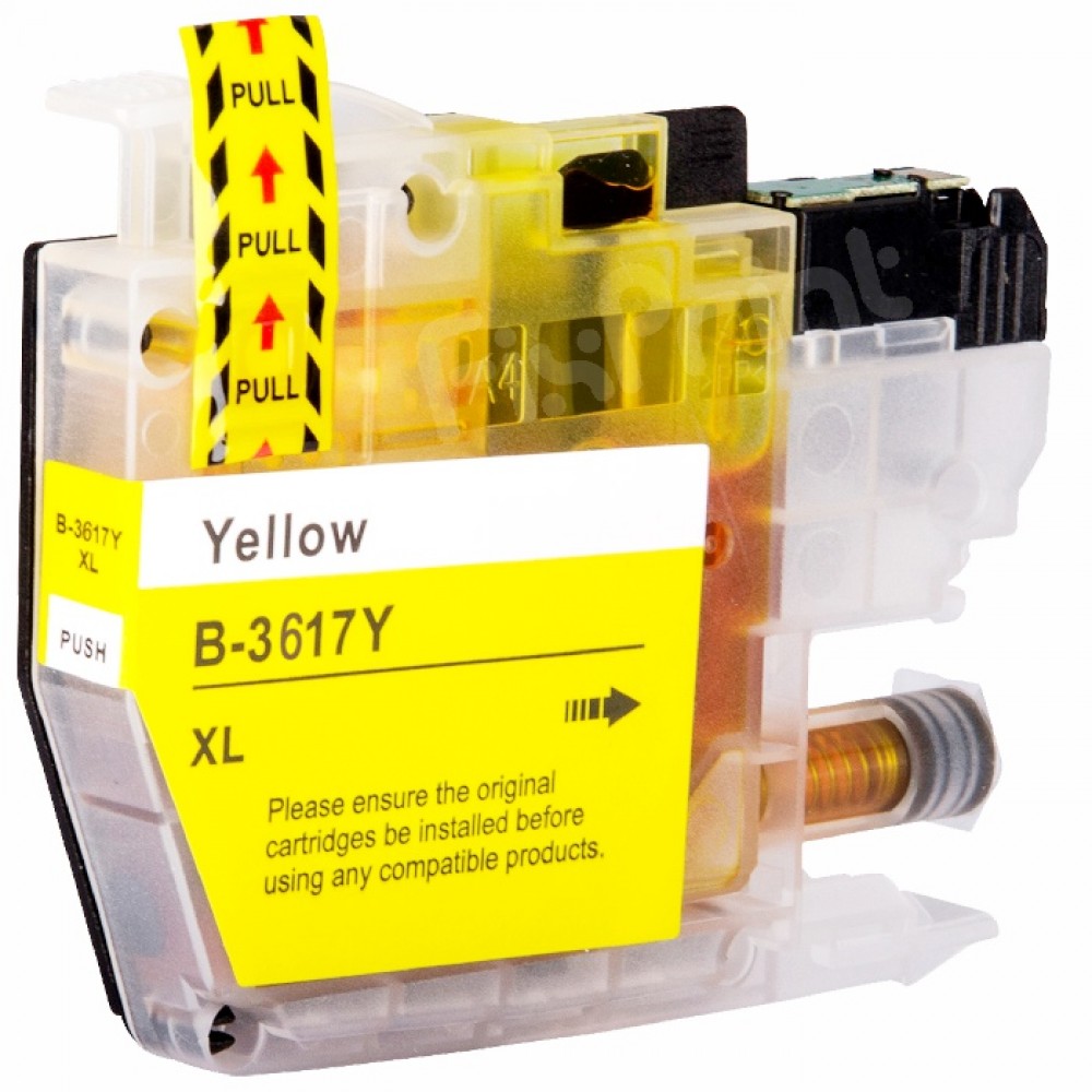 Cartridge Xantri Bro LC3617 LC3617Y LC 3617 Yellow, Tinta Printer Bro MFC J2230DW J2730DW J3530 J3930DW Chip