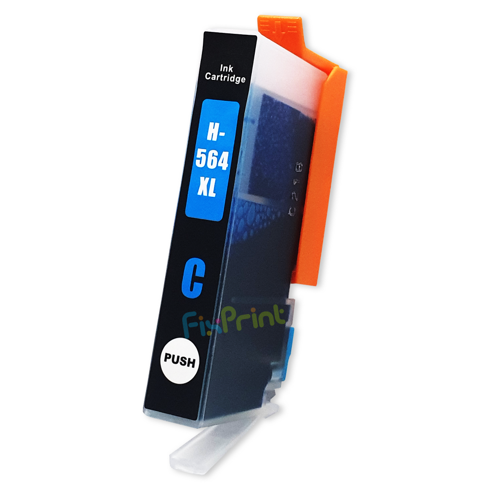 Cartridge Xantri HPC 564XL Cyan Chip, Refill H564XLC 564 Printer HPC Photosmart D5445 D5460 C5380 C5390 D7560 Premium C309 C310 Station C510a Plus B209a Officejet 4610