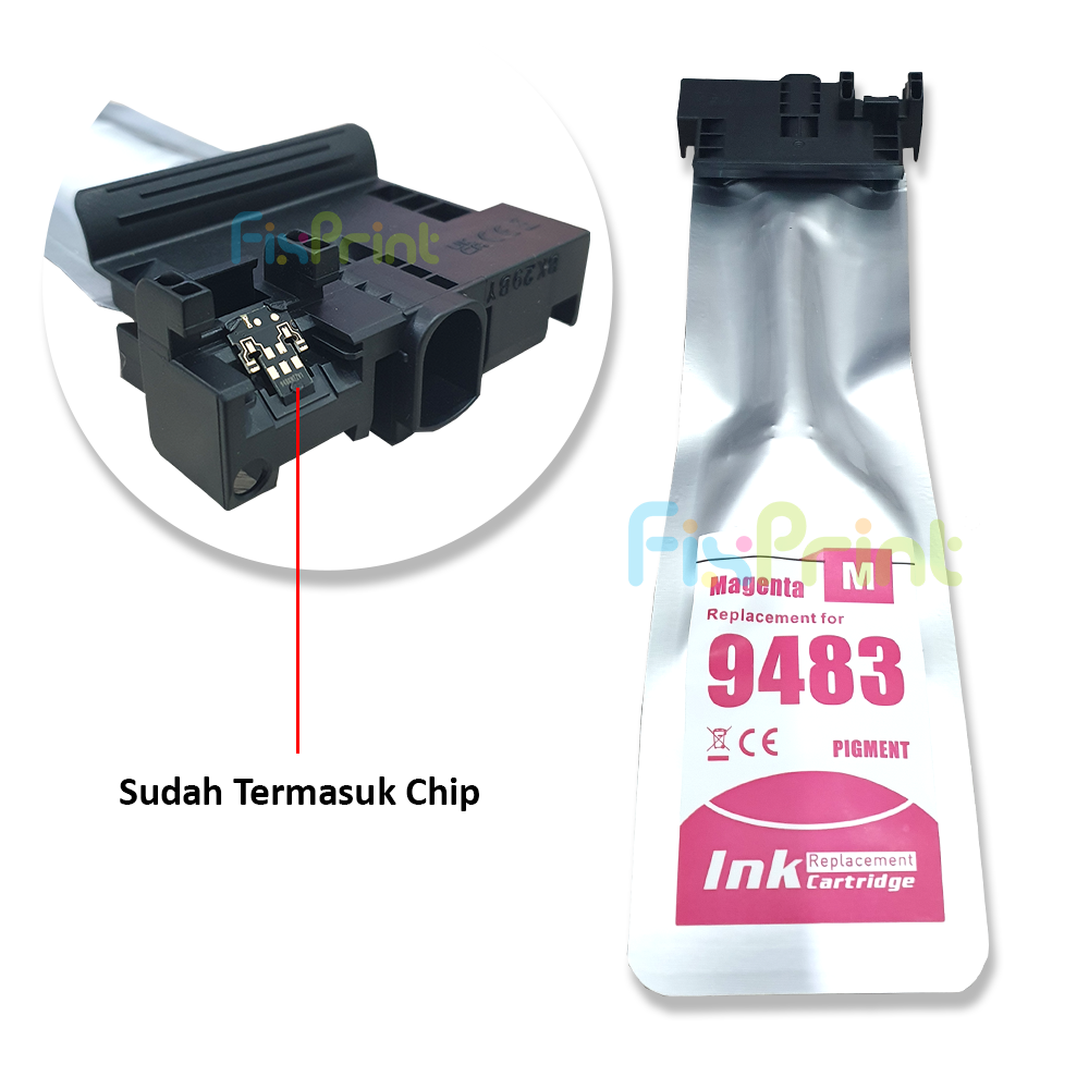 Cartridge Xantri EP T948 T 948 T9483 T 9483 E9483 E 9483 T9483 E9483 Magenta ,Tinta Printer EP Work Force WFC5290 WFC5790 C5290 C5790 