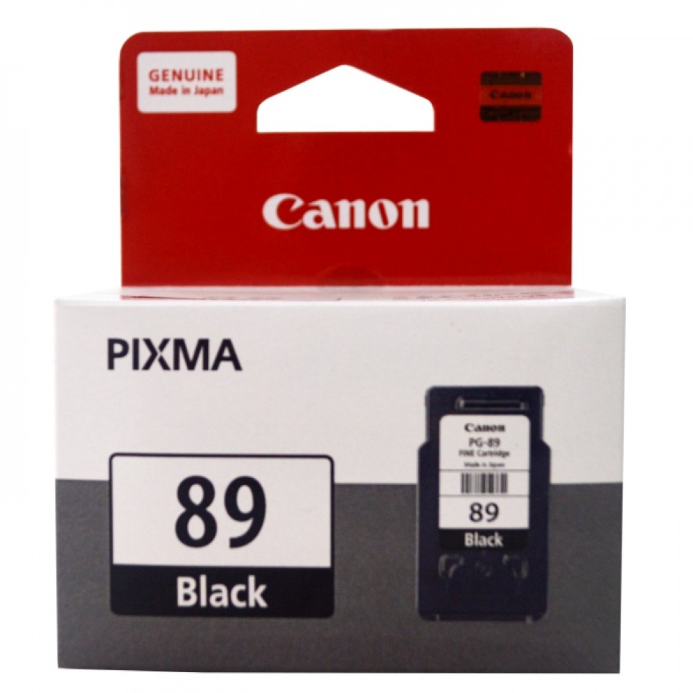 Cartridge Tinta Canon Original PG 89 PG-89 PG89 Black, Refill Printer E560 E560R