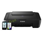 BUNDLING Printer Canon PIXMA E410 New Mesin Garansi Resmi With Original Cartridge