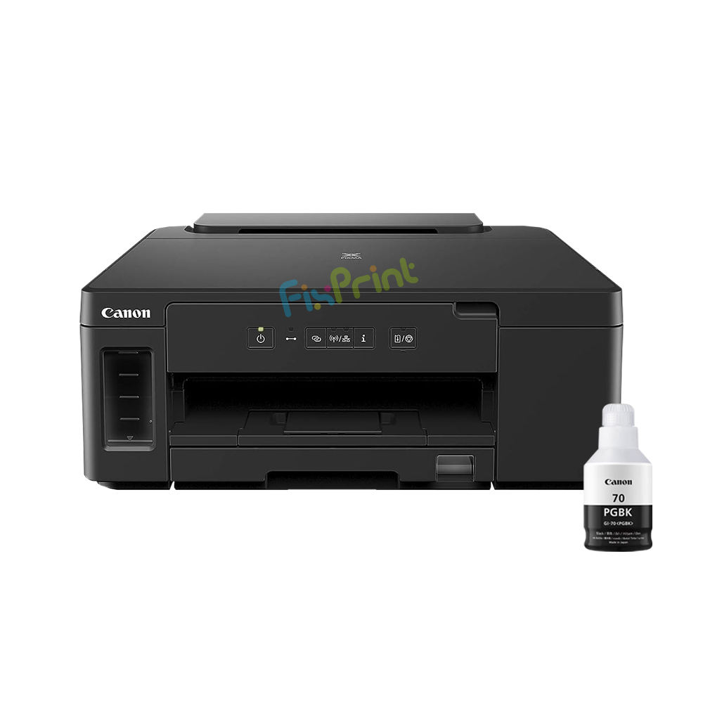 BUNDLING Printer Pixma Ink Efficient Canon GM2070 Monochrome Wi-Fi LAN Ink Tank A4 With Original Ink