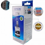 Tinta Refill Epson Original Ori 774 T7741 Black 140ml C13T774100, Tinta Refill Printer Epson M100 M105 M200 M205 L605 L655 L1455