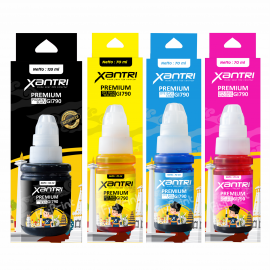 Tinta Xantri GI790 GI790 Yellow 70ml, Printer Can PIXMA G1010 G2010 G3010 G4010 G4000 G3000 G2000 G1000